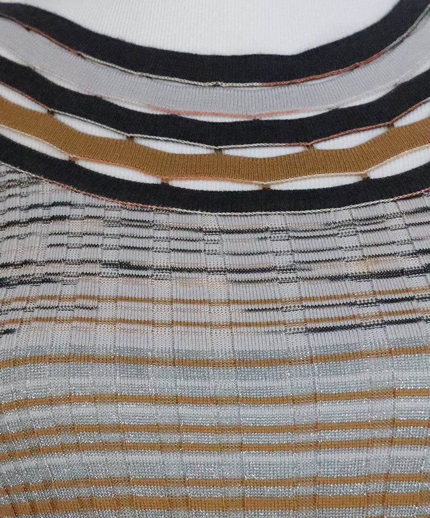 M Missoni Multicolored Viscose Knit Dress 5