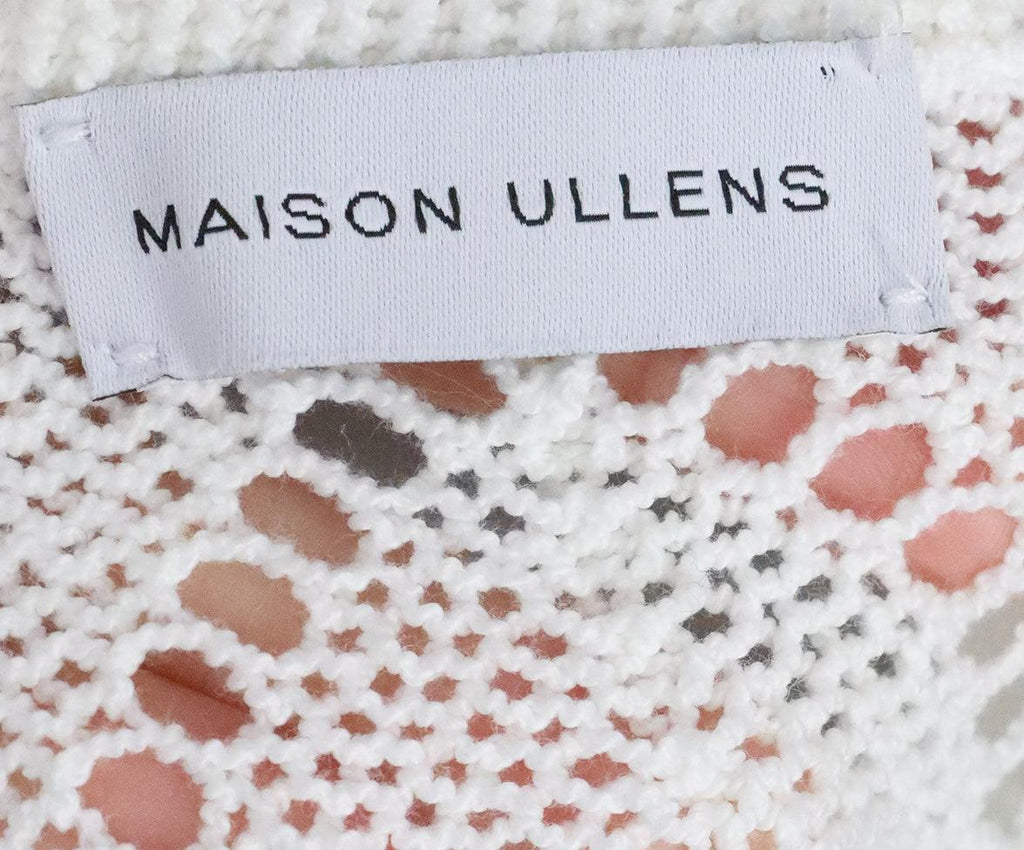 Maison Ullens White Knit Dress sz 2 - Michael's Consignment NYC