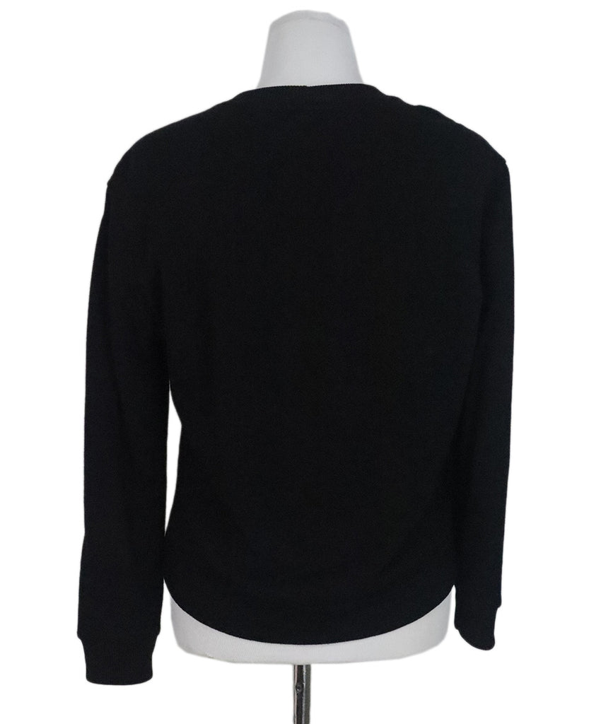 Maje Black & Multicolor Embroidered Sweatshirt 2