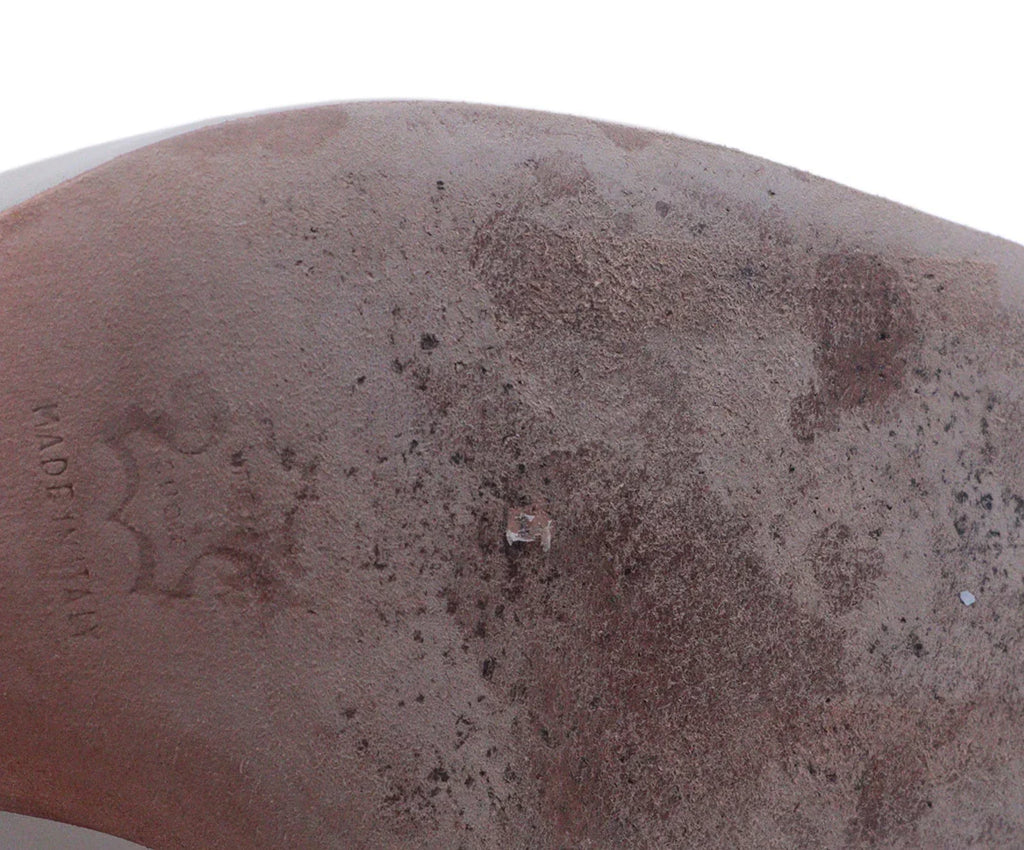 Manolo Blahnik Beige Leather Lace Up Booties sz 8 - Michael's Consignment NYC