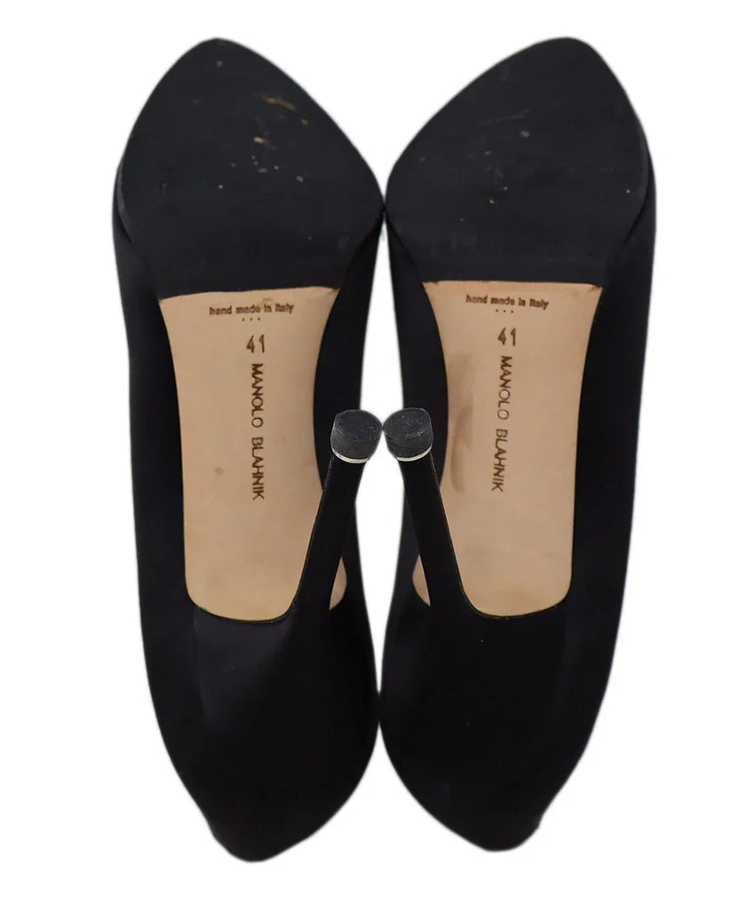 ラスト１【新品】Manolo Blahnik メイセール 黒 36.5 Manolo Blahnik - Lisa Black Suede Pump, 70mm | Mitchell Stores