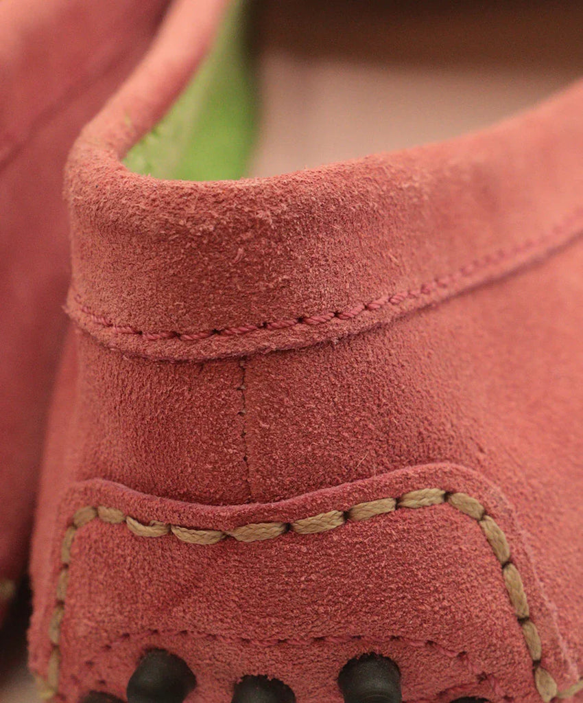 Manolo Blahnik Pink & Green Suede Loafers sz 7 - Michael's Consignment NYC