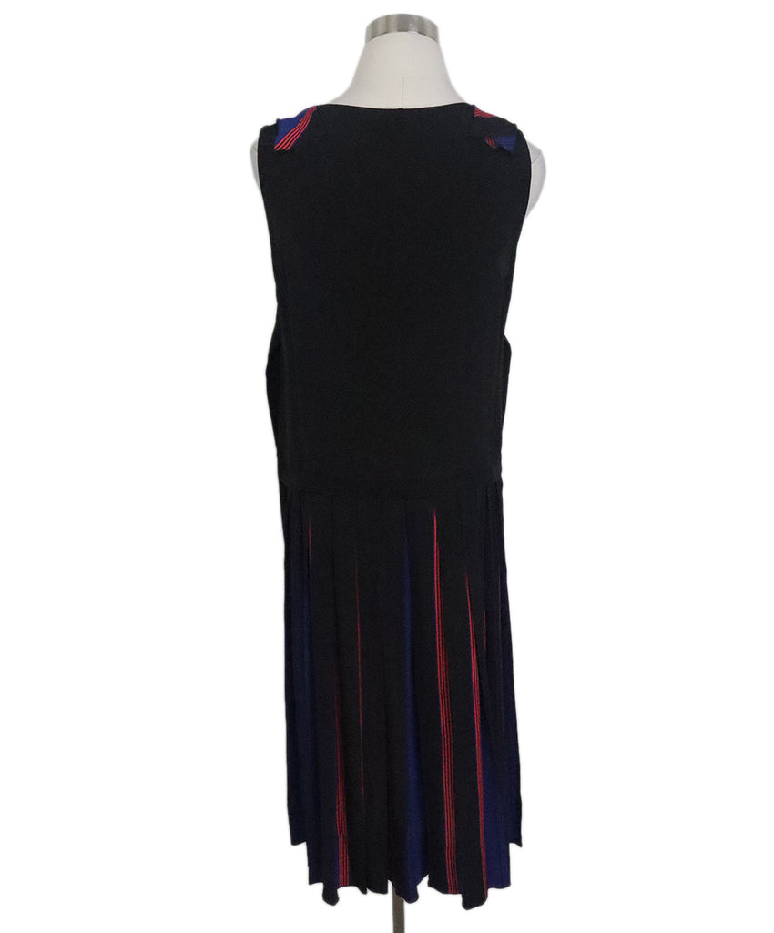 Marc Jacobs Black Blue & Red Silk Dress 2