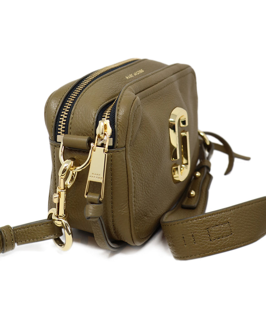 Marc Jacobs Olive Leather Crossbody 1