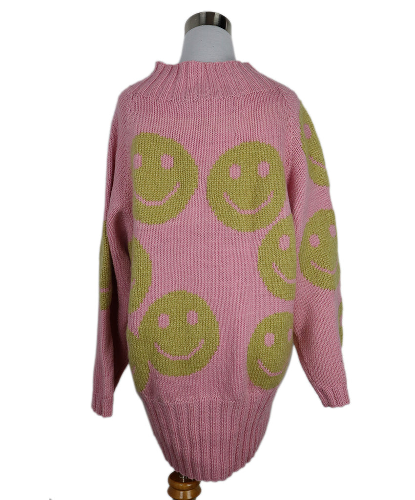 Marc Jacobs Pink & Yellow Smiley Face Sweater 2