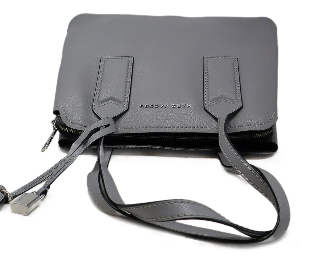 Marc Jacobs Grey Leather Handbag - Michael's Consignment NYC