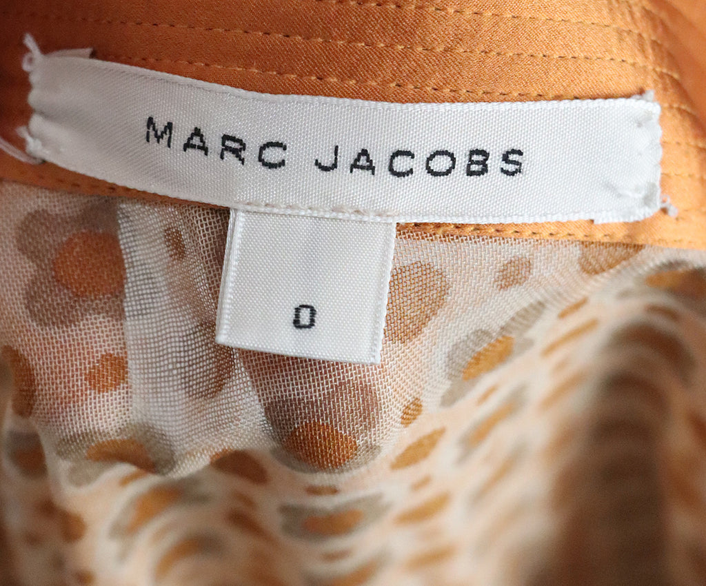 Marc Jacobs Tan Silk Dress 3