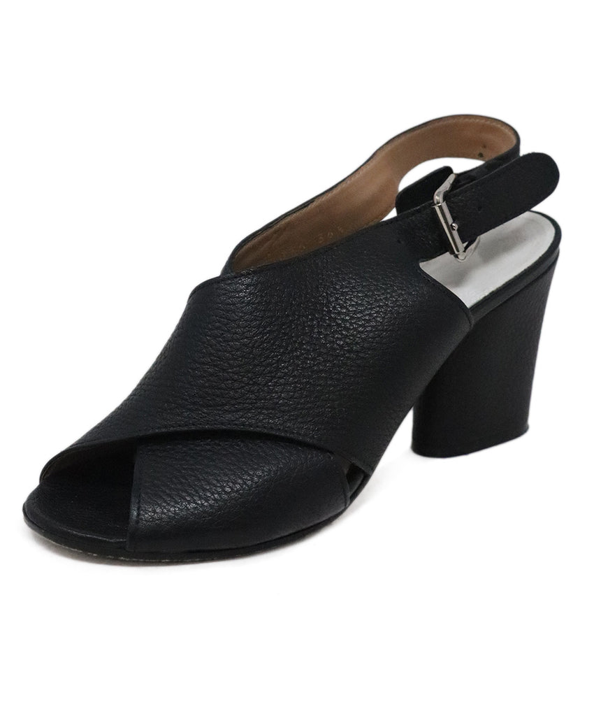 Margiela Black Leather Heels 
