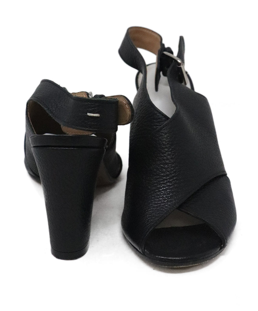 Margiela Black Leather Heels 2