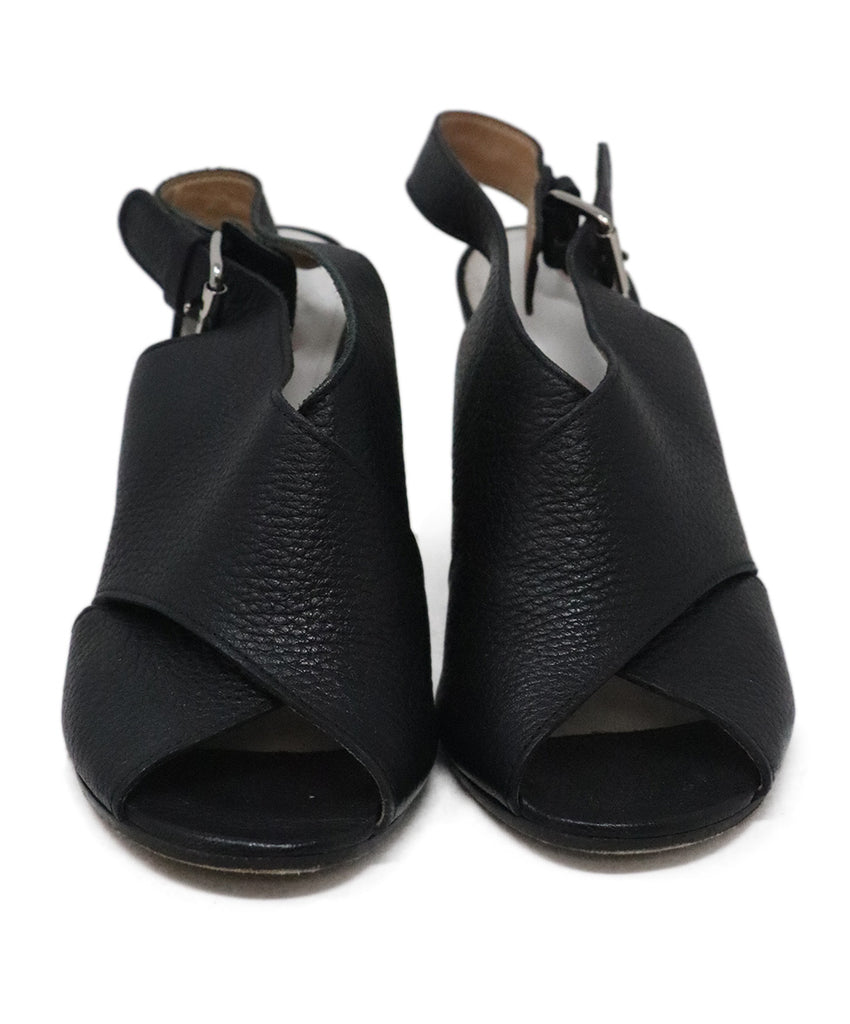 Margiela Black Leather Heels 3