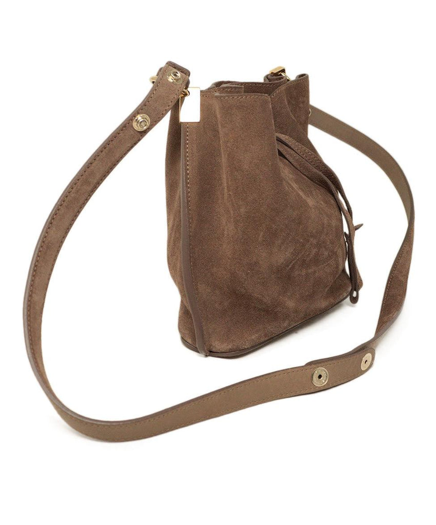 Margiela Taupe Suede Crossbody - Michael's Consignment NYC