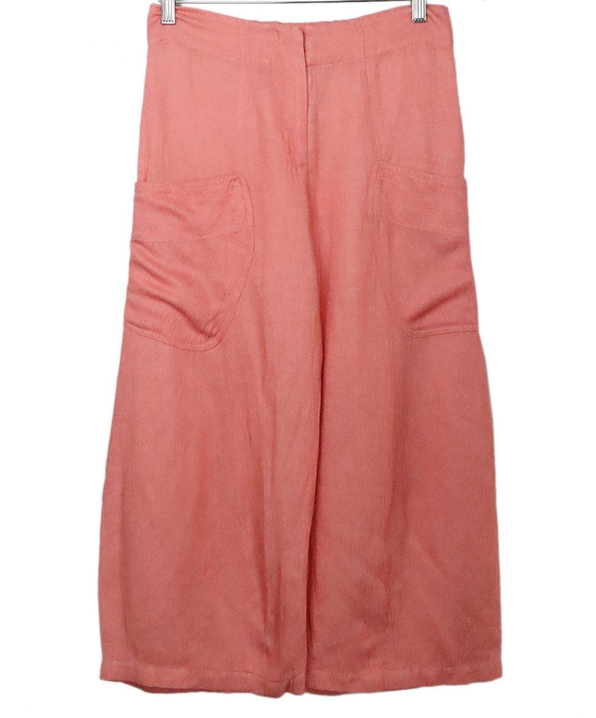 Maria + Cornejo Cropped Pink Wide Leg Pants sz 4 - Michael's Consignment NYC