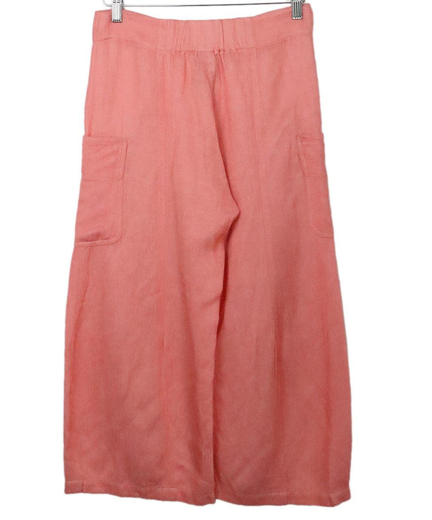 Maria + Cornejo Cropped Pink Wide Leg Pants sz 4 - Michael's Consignment NYC