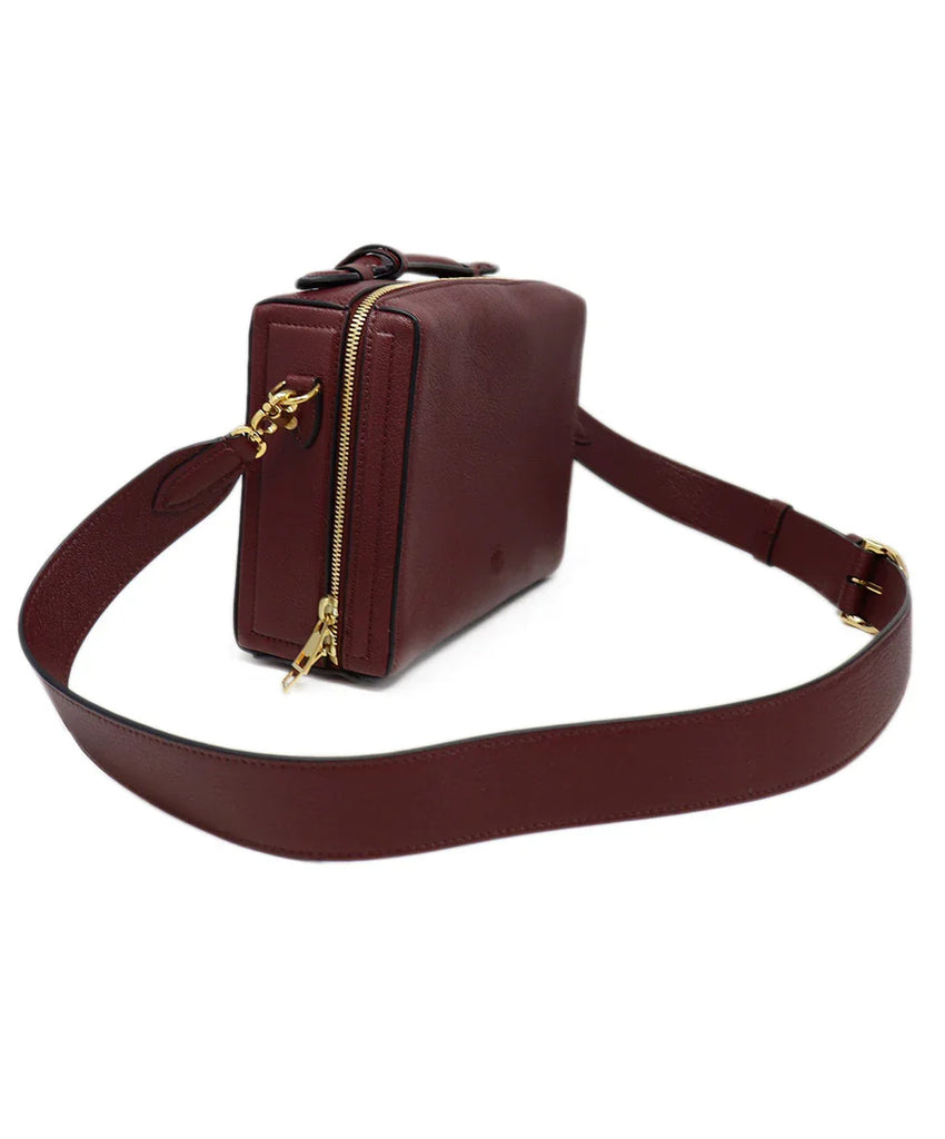Mark Cross Plum Leather Crossbody - Michael's Consignment NYC