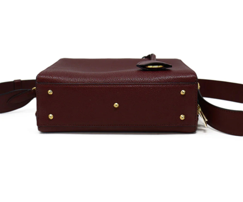 Mark Cross Plum Leather Crossbody - Michael's Consignment NYC