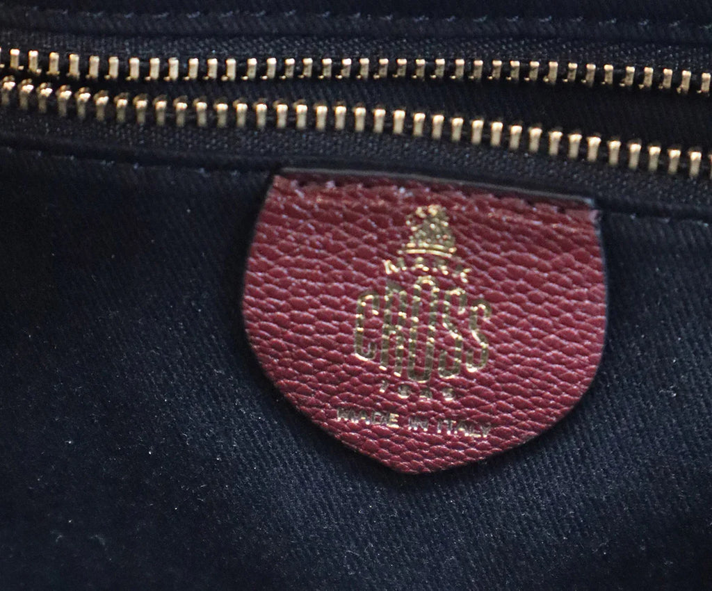 Mark Cross Plum Leather Crossbody - Michael's Consignment NYC