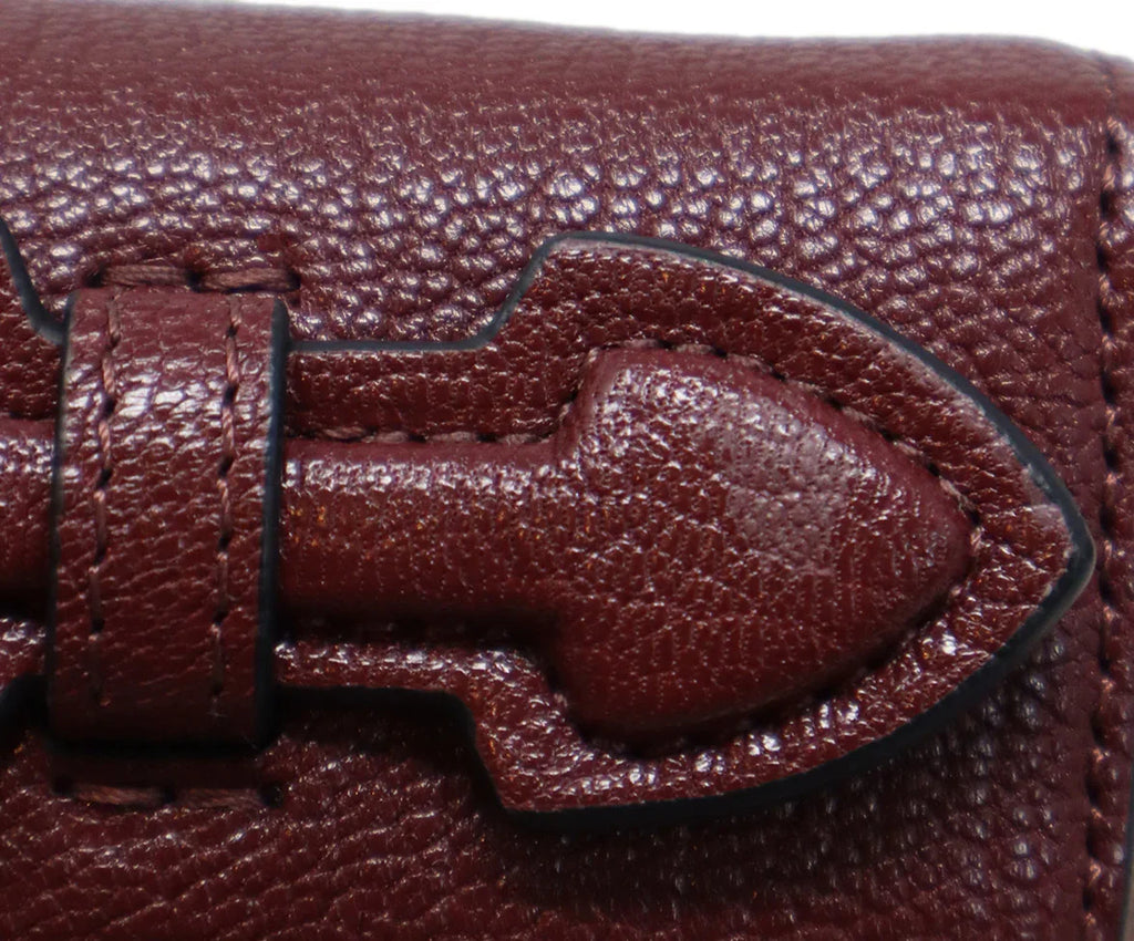 Mark Cross Plum Leather Crossbody - Michael's Consignment NYC