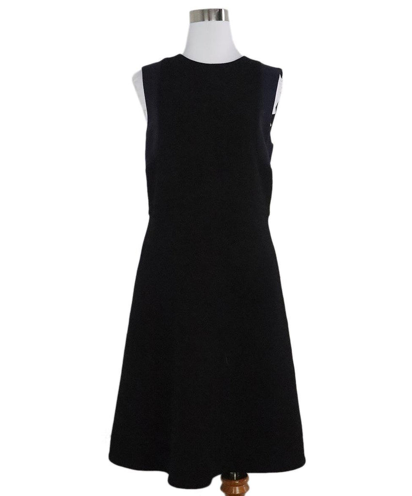 Marni Black & Navy Wool Dress sz 6 - Michael's Consignment NYC