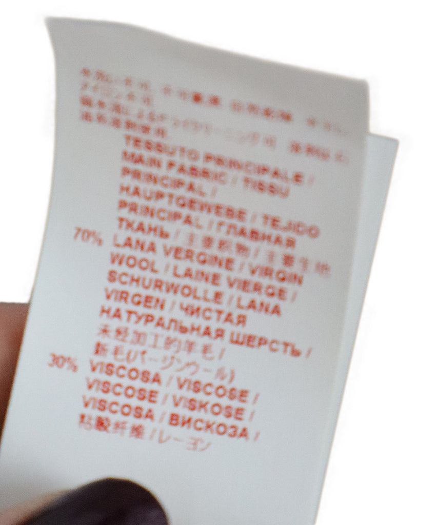 Marni Blue Floral Print Wool Sweater sz 6 - Michael's Consignment NYC