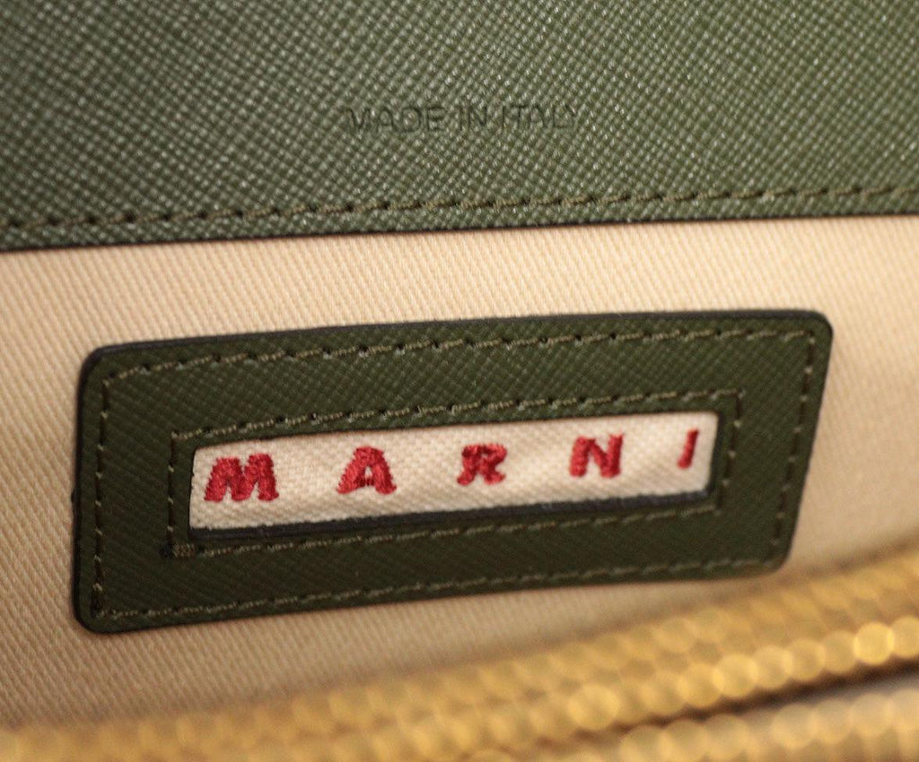 Marni Green & Yellow Medium Trunk Bag - Michael's Consignment NYC