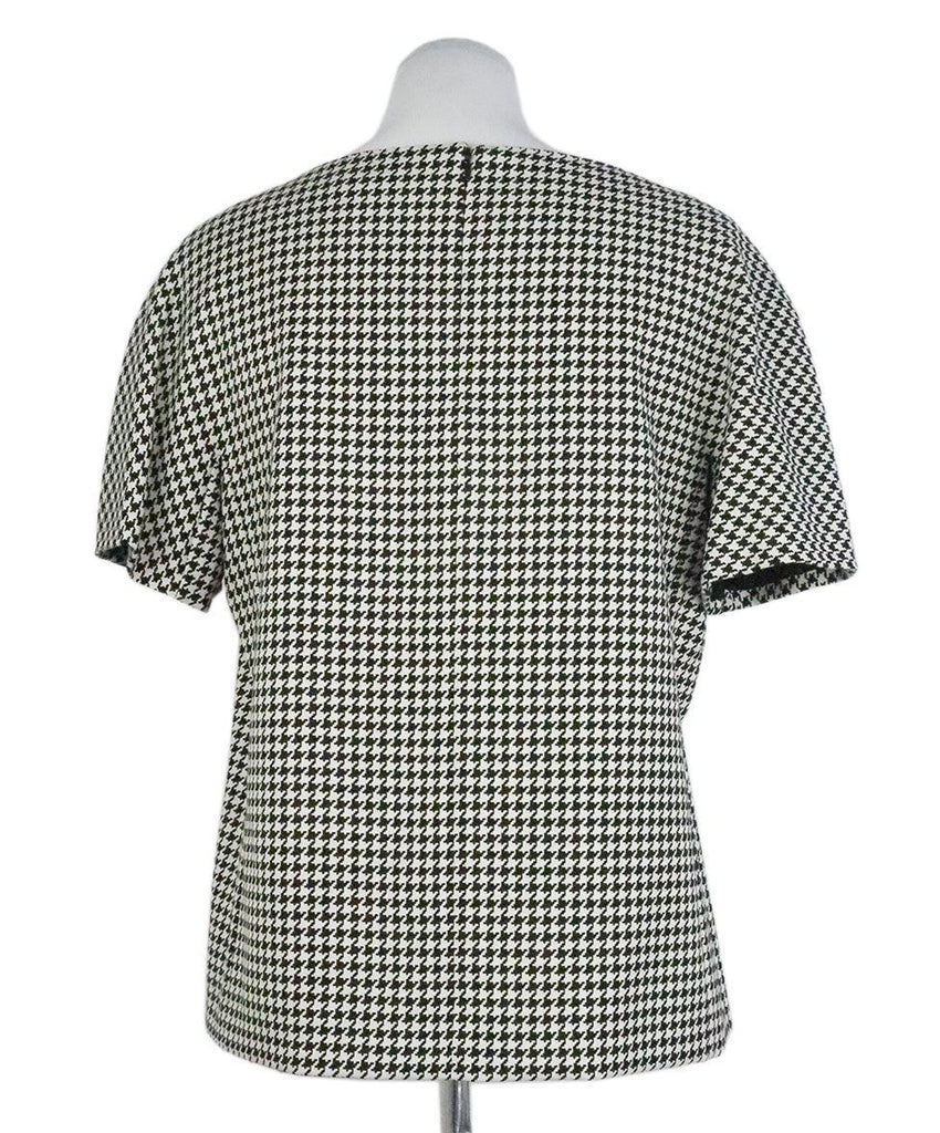 Max Mara Black & White Houndstooth Top sz 8 - Michael's Consignment NYC