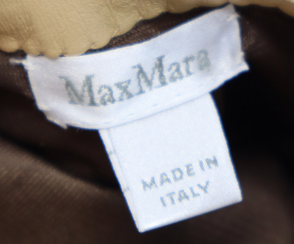 Max Mara Beige Leather Long Gloves 2