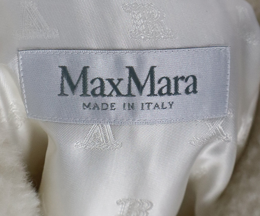 Max Mara Ivory Alpaca Wool Poncho 3