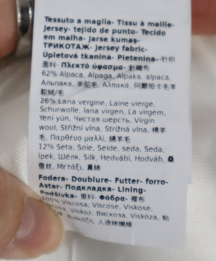 Max Mara Ivory Alpaca Wool Poncho 4