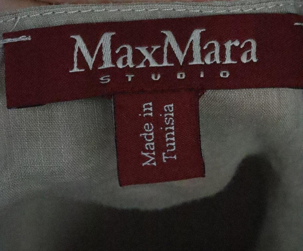Max Mara Khaki Cotton Blouse 3