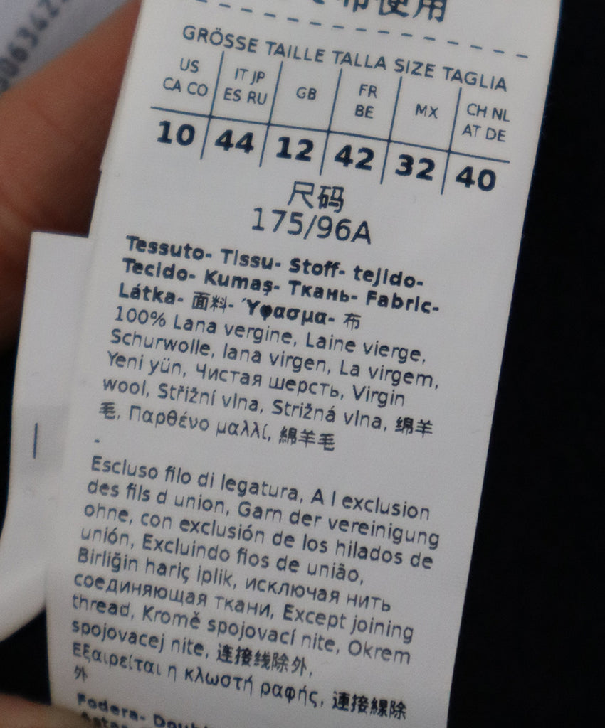 Max Mara Navy Wool Short Coat 4