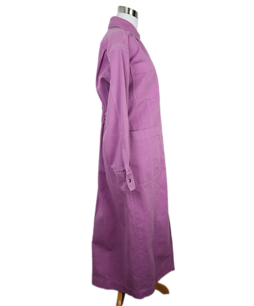 Max Mara Purple Denim Coat 1