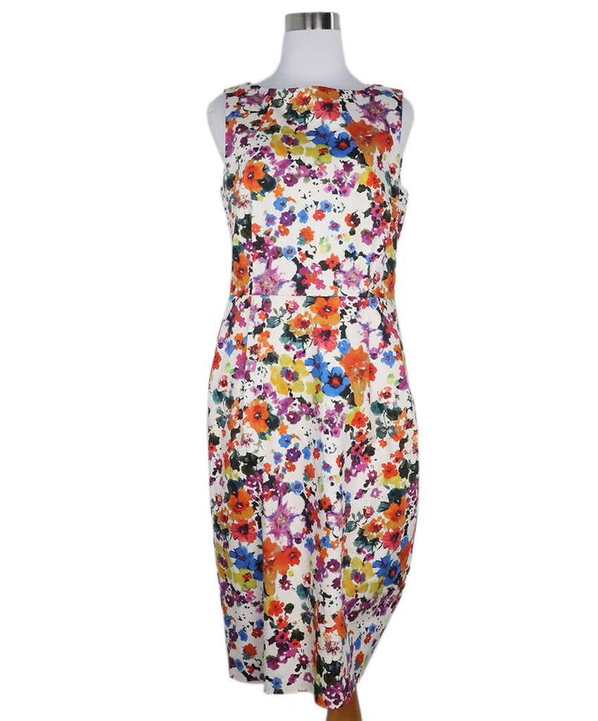Max Mara Multicolor Floral Print Dress 