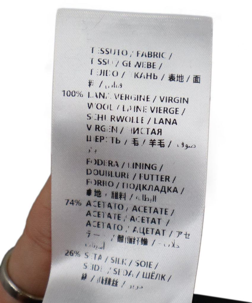 Alexander McQueen Black Wool Short Sleeve Dress 4