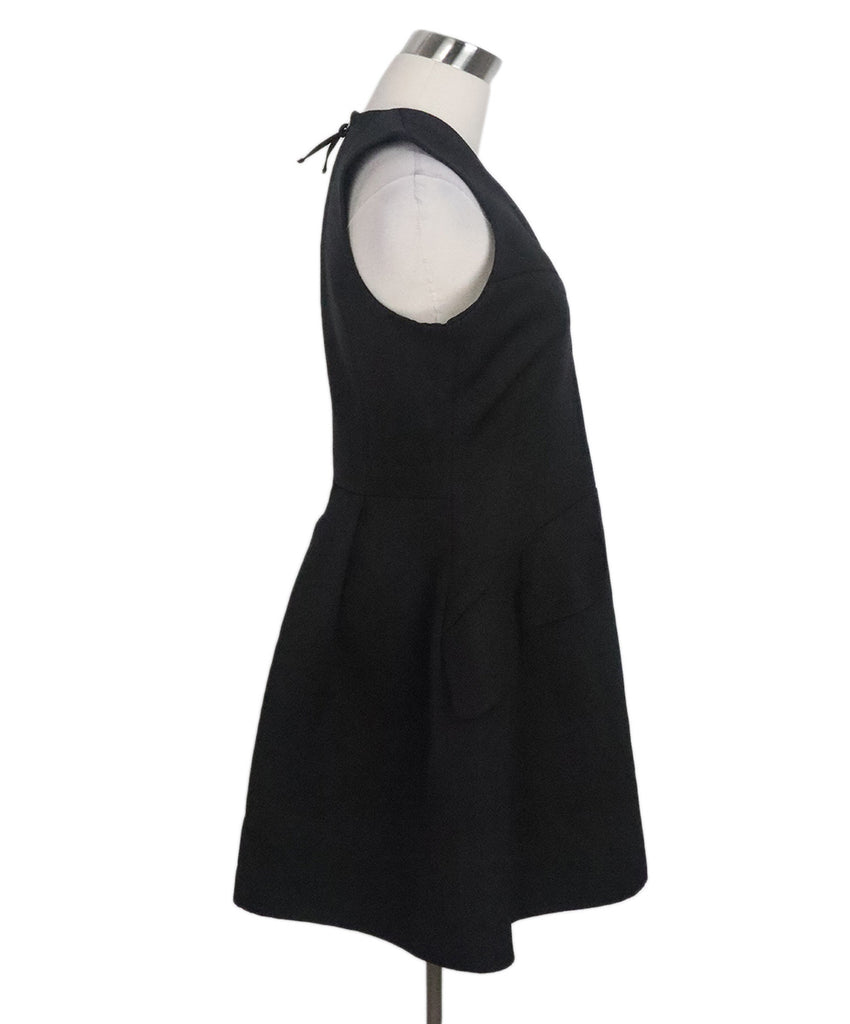 Mc Q Black Faille Dress 1