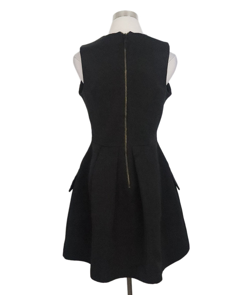 Mc Q Black Faille Dress 2