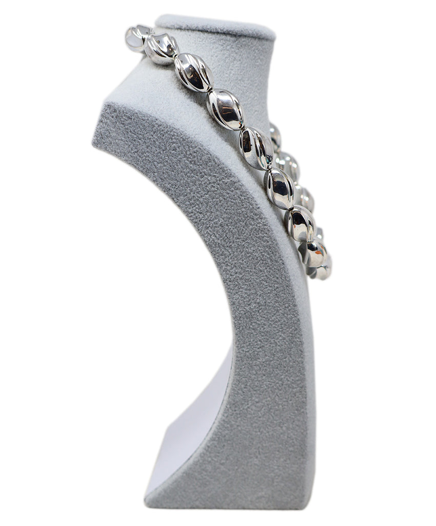 Sterling Silver Beaded Necklace 1