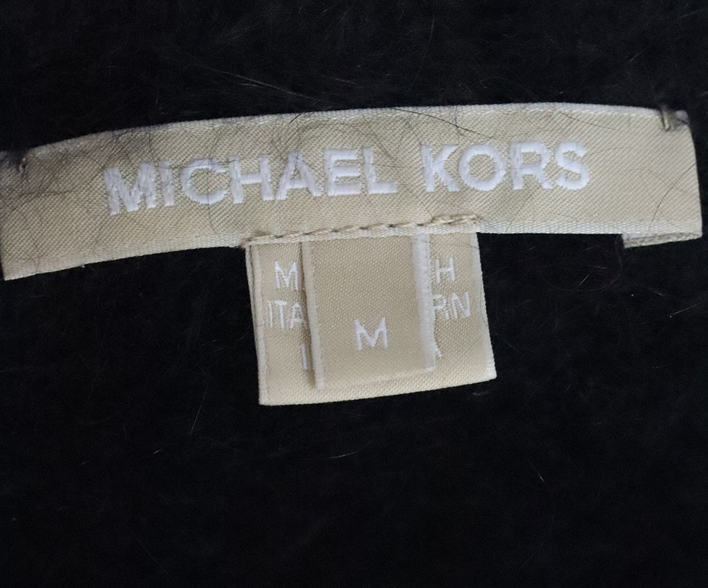 Michael Kors Black Angora Wool Sweater 3