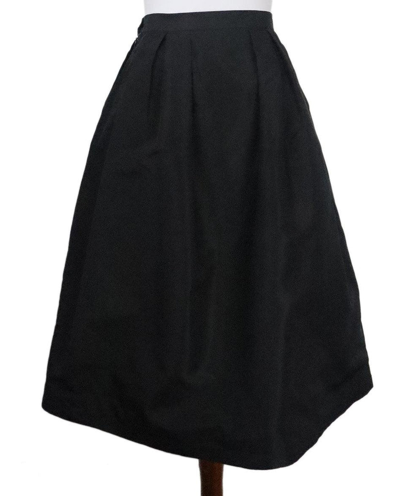 Michael Kors Black Floral Applique Skirt 2