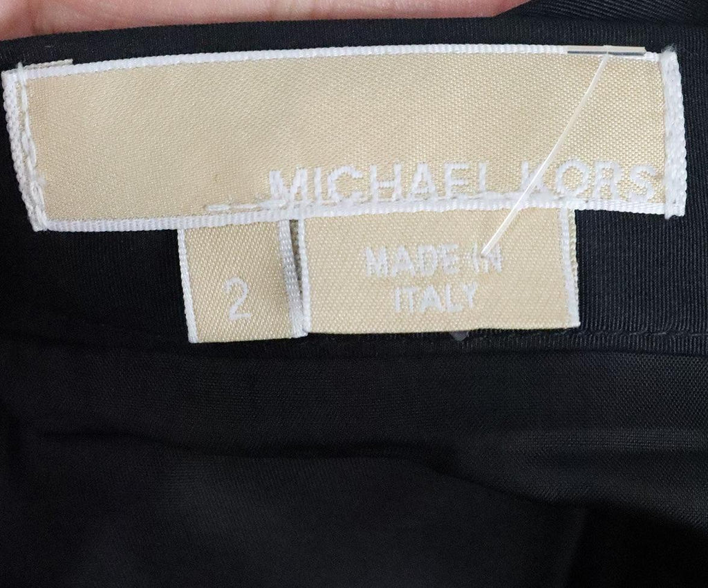 Michael Kors Black Floral Applique Skirt sz 2 - Michael's Consignment NYC