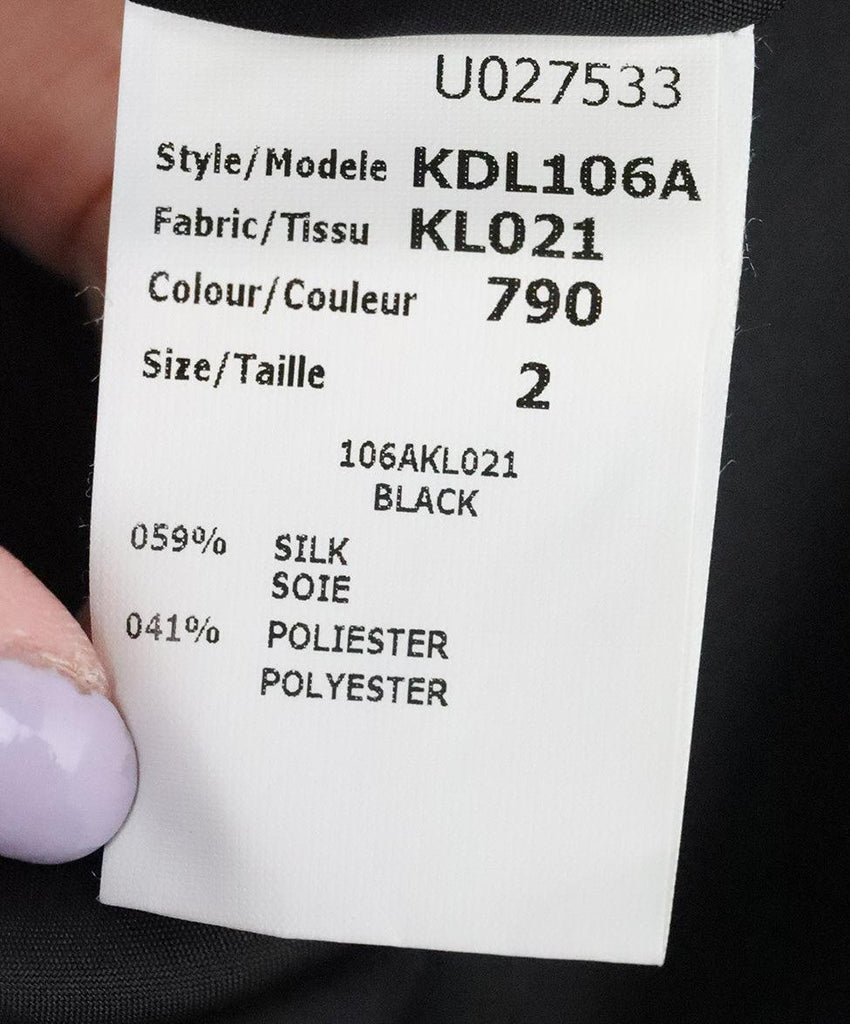 Michael Kors Black Floral Applique Skirt 4