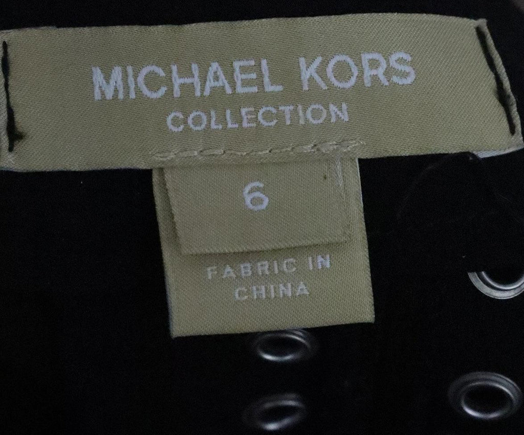 Michael Kors Black Skirt w/ Silver Grommets sz 6 - Michael's Consignment NYC