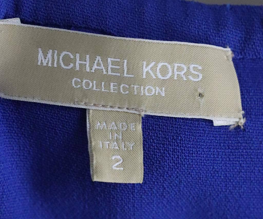 Michael Kors Blue Wool Dress 3