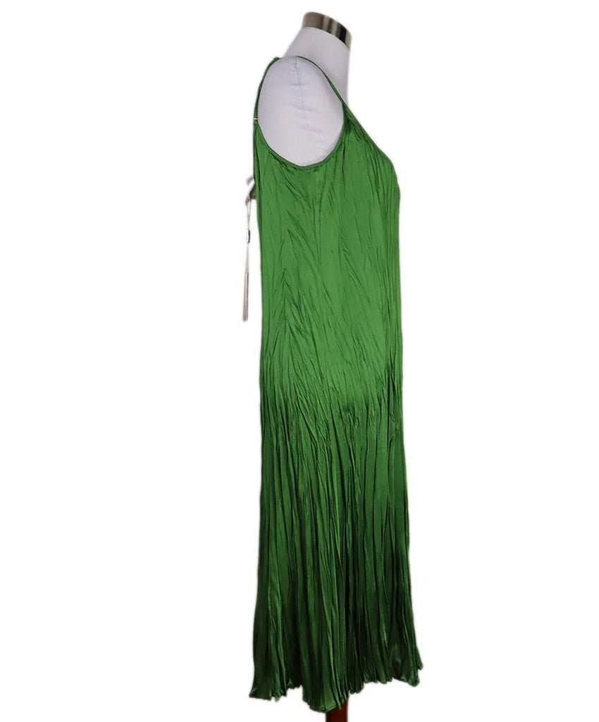 Michael Kors Green Pleated Dress sz 14 - Michael's Consignment NYC