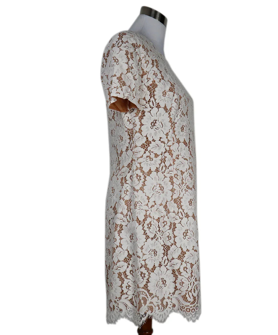 Michael Kors White Lace Dress sz 14 l Michael's Luxury Consignment Michael's Consignment NYC Michael Kors White Lace Dress sz 14 l Michael's Luxury Consignment Michael's Consignment NYC
