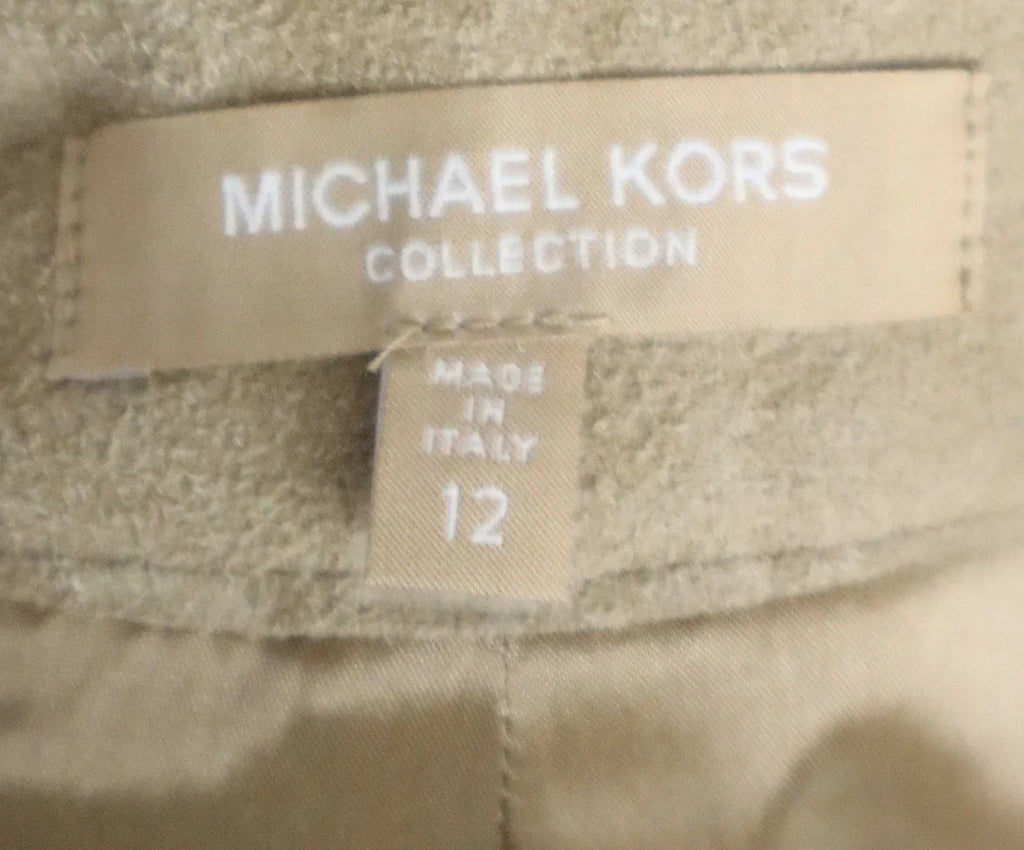 Michael Kors Khaki Suede Pants sz 12 - Michael's Consignment NYC