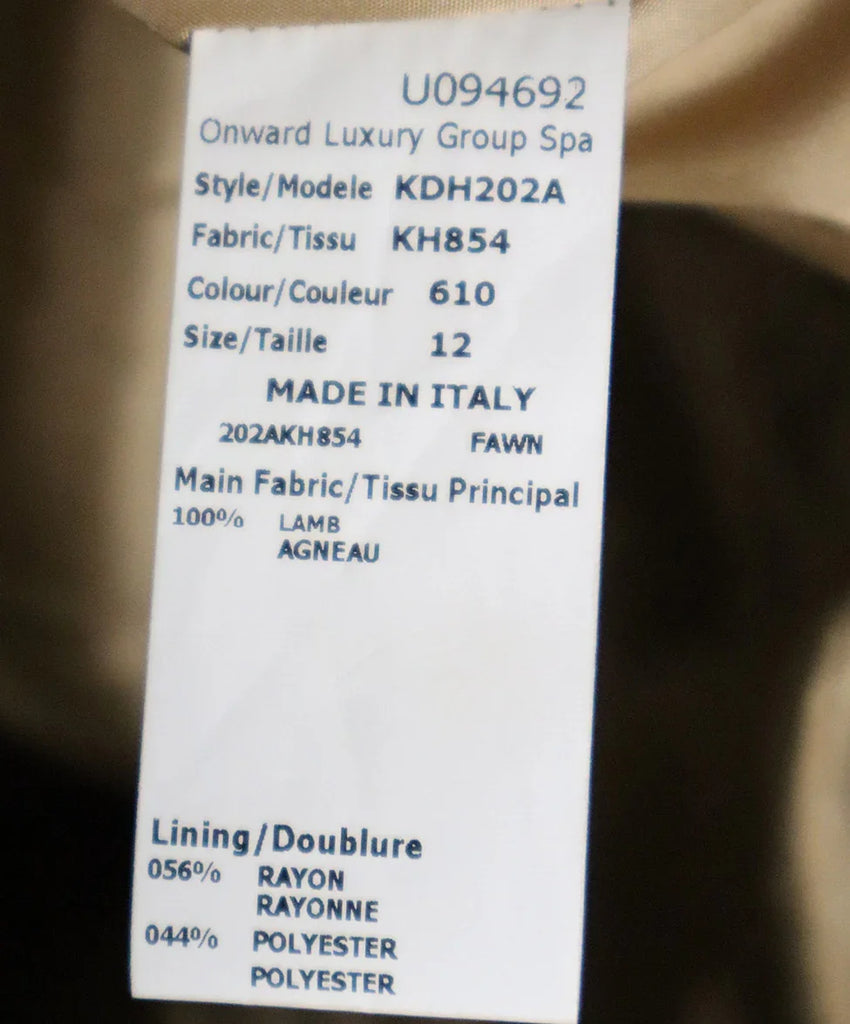 Michael Kors Khaki Suede Pants sz 12 - Michael's Consignment NYC