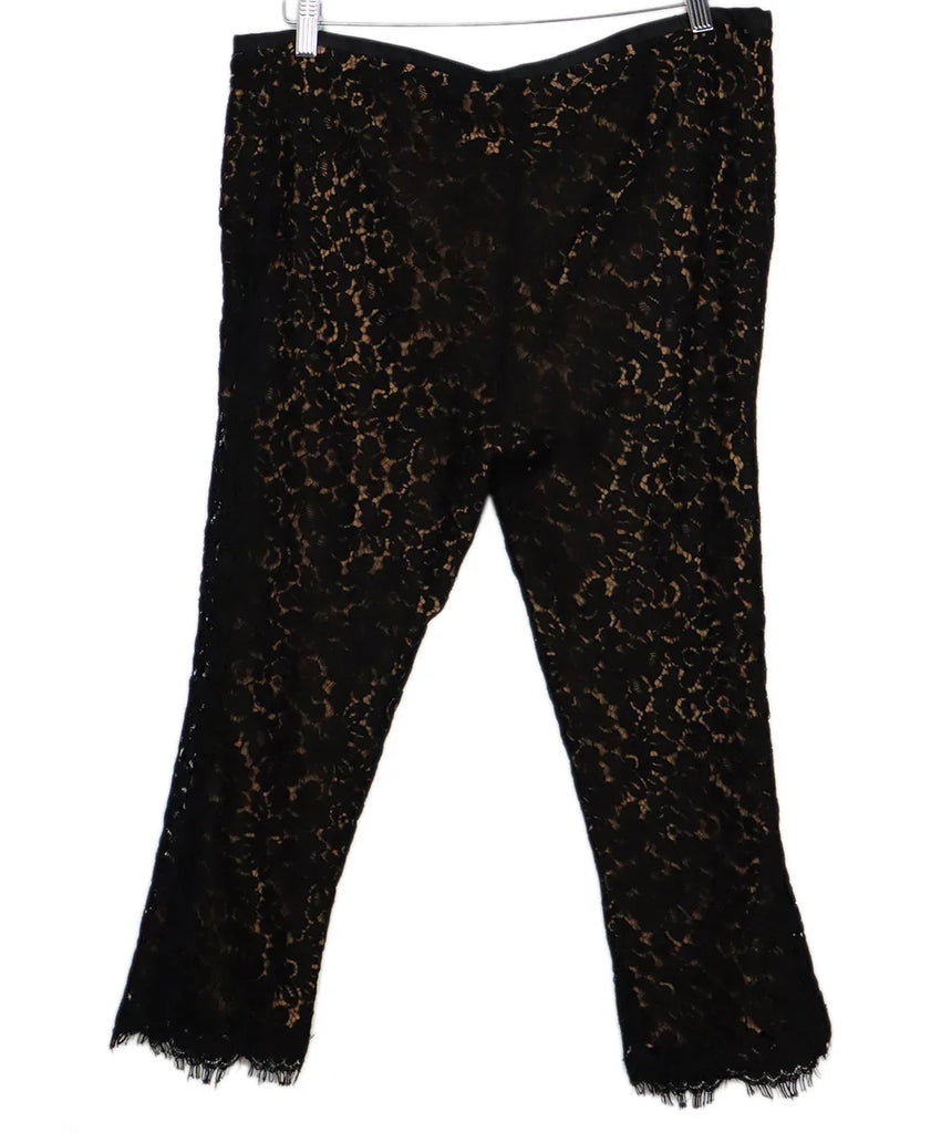 Michael Kors Black Lace Cropped Pants sz 6 - Michael's Consignment NYC