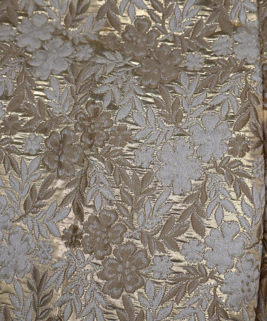 Michael Kors Metallic Gold & Ivory Brocade Pants sz 4 - Michael's Consignment NYC
