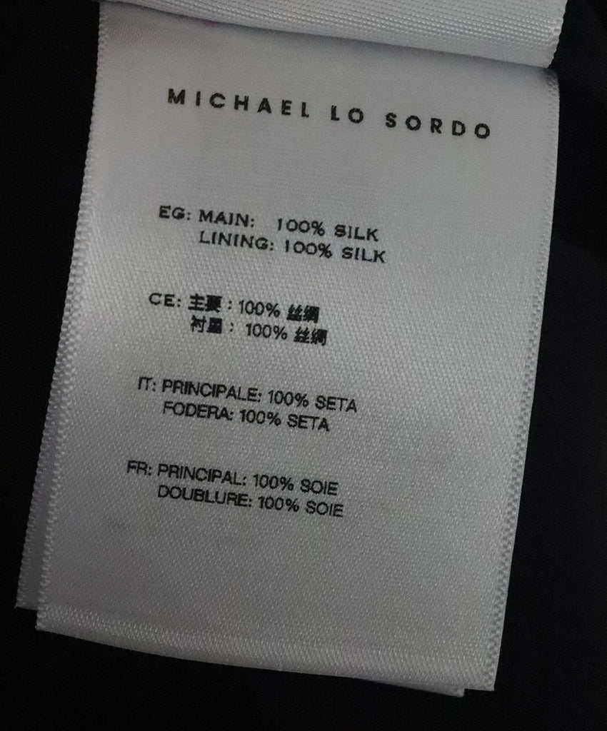Michael Lo Sordo Black Silk Blouse 4