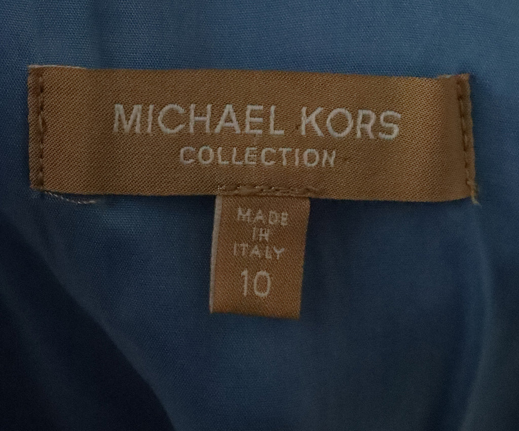 Michael Kors Blue Cotton Dress 3